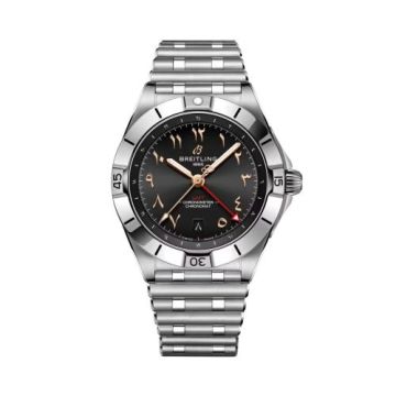 Breitling Chronomat 40 GMT Stainless Steel / Black / Qatar