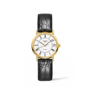Longines Presence Automatic 30 PVD Gold / White - Roman