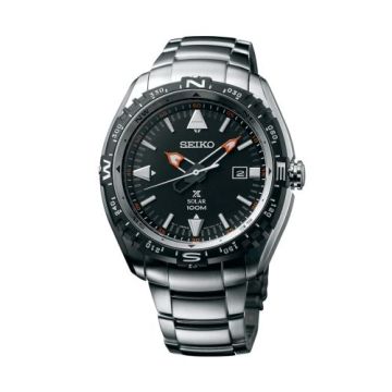 Seiko Prospex Land SNE421P1 Stainless Steel / Black / Bracelet