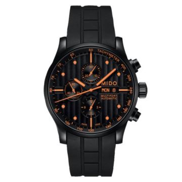 Mido Multifort Chronograph PVD / Black / Rubber