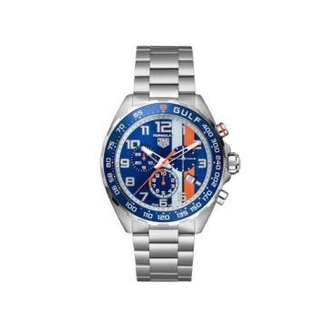 TAG Heuer Formula 1 Chronograph Quartz Stainless Steel / Blue Gulf