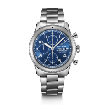 Breitling Navitimer 8 Chronograph 43 Stainless Steel / Blue / Bracelet