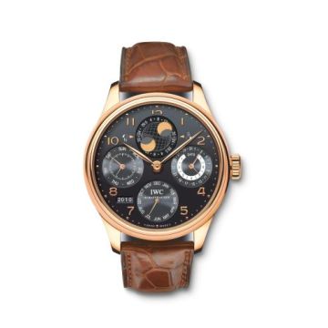 IWC Schaffhausen Portuguese Perpetual Calendar 5021 Red Gold / Black