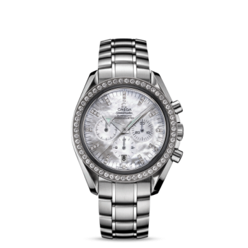 Omega Speedmaster Broad Arrow Stainless Steel / Diamond / MOP / Bracelet