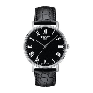 Tissot Everytime Medium Stainless Steel / Black / Strap
