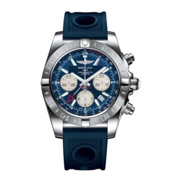 Breitling Chronomat 44 GMT Stainless Steel / Metallica Blue / Rubber