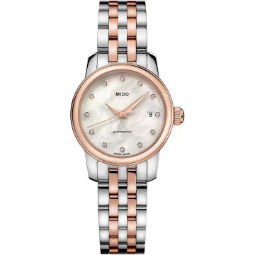 Mido Baroncelli Lady Twenty Five Stainless Steel - Rose Gold / MOP / Bracelet