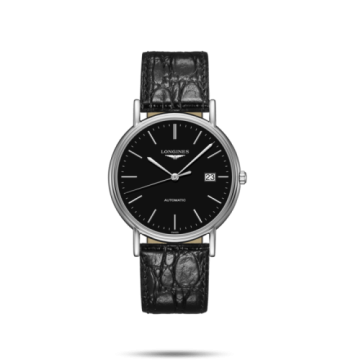 Longines Presence 38.5 Automatic Stainless Steel / Black / Strap