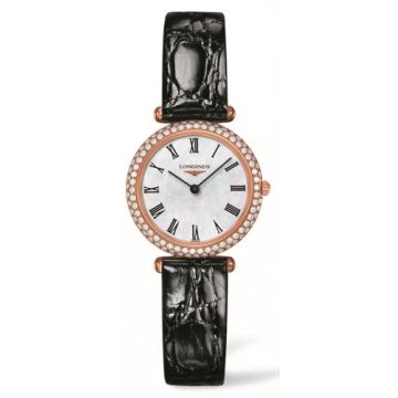 Longines Agassiz Pink Gold / Diamond / MOP / Strap