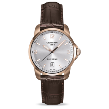 Certina DS Podium 3 Hands Gold Silver