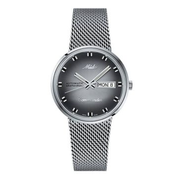 Mido Commander Shade Stainless Steel / Grey / Bracelet