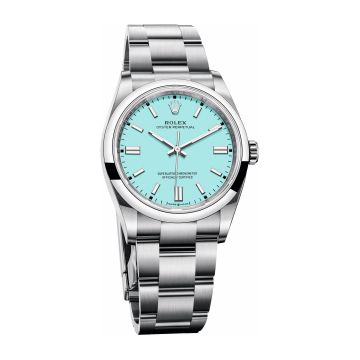 Rolex Oyster Perpetual 36 Stainless Steel / Beige