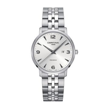 Certina DS Caimano 39 Stainless Steel / Silver / Bracelet