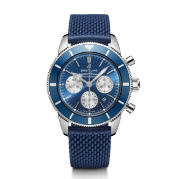 Breitling Superocean Heritage II B01 Chronograph 44 Stainless Steel / Blue / Rubber / Folding