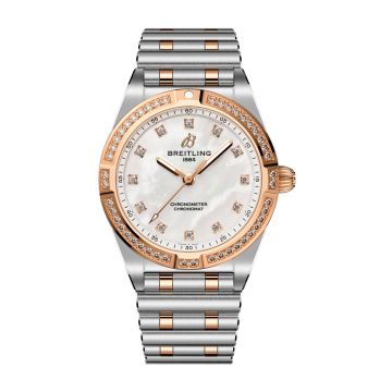 Breitling Chronomat 28 Stainless Steel - Red Gold / MOP