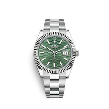 Rolex Datejust 41 Stainless Steel - Fluted / Green - Fluted / Oyster