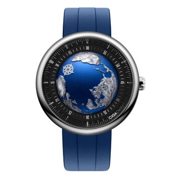 Ciga Design Série U - Blue Planet II Atlantic Stainless Steel U039