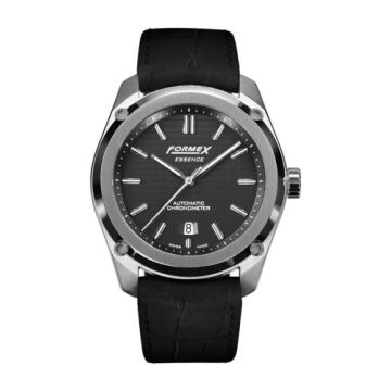 Formex Essence Automatic Chronometer Black / Croco