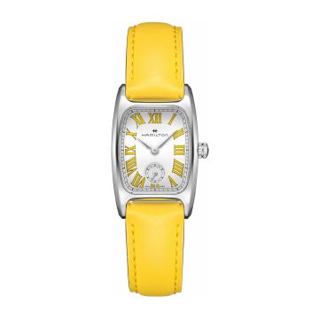Hamilton Boulton Quartz Small Second Medium Stainless Steel / Macaron - Lemon