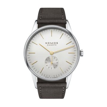 Nomos Glashütte Orion 38 Silver / Open Case Back