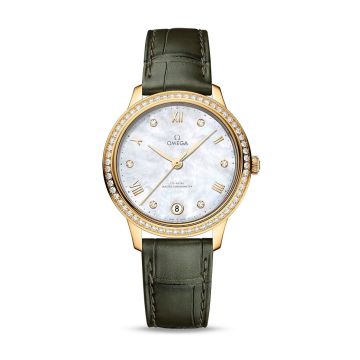 Omega De Ville Master Chronometer 34 Yellow Gold - Diamond / MOP - Diamond