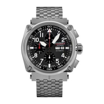 Formex Pilot Automatic Chronograph Black / Bracelet