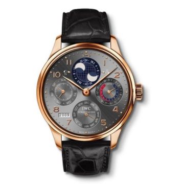 IWC Schaffhausen Portuguese Perpetual Calendar 5021 Red Gold / Ardoise