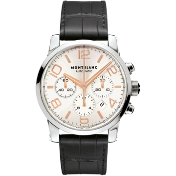 Montblanc Timewalker Chronograph Automatic Silver / Red Gold Numerals