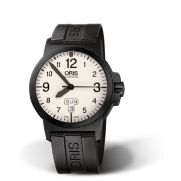 Oris BC3 Advanced Day Date DLC / White / Rubber