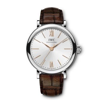IWC Schaffhausen Portofino 34 Stainless Steel / Silver / Santoni