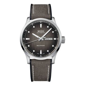 Mido Multifort M Stainless Steel / Grey