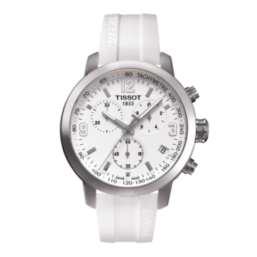 Tissot PRC 200 Quartz Chronograph White Rubber