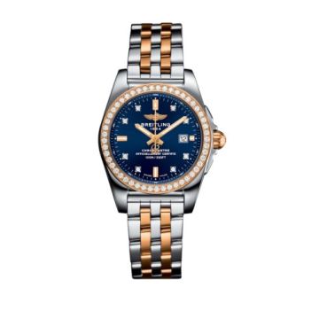 Breitling Galactic 29 Stainless Steel / Rose Gold / Diamond / Horizon Blue Diamond / Bracelet