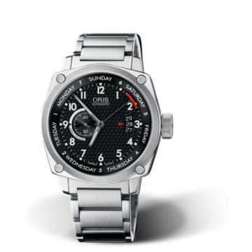 Oris BC4 Small Second Pointer Day Stainless Steel / Black / Bracelet