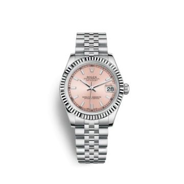 Rolex Datejust 31 Stainless Steel Fluted / Jubilee / Pink