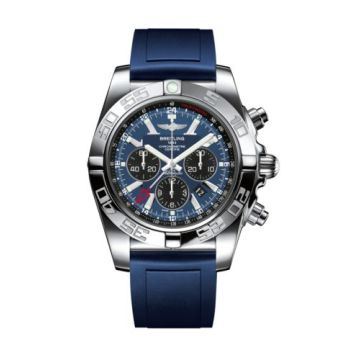 Breitling Chronomat 47 GMT Stainless Steel / Blackeye Blue
