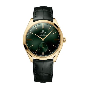 Omega De Ville Trésor Master Chronometer Small Seconds Yellow Gold / Green