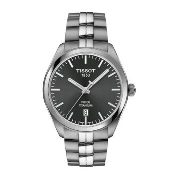 Tissot PR 100 Quartz 39 Titanium / Grey / Bracelet