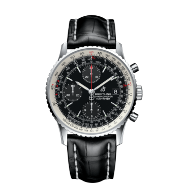 Breitling Navitimer 1 Chronograph 41 Stainless Steel / Black / Black Croco / Pin