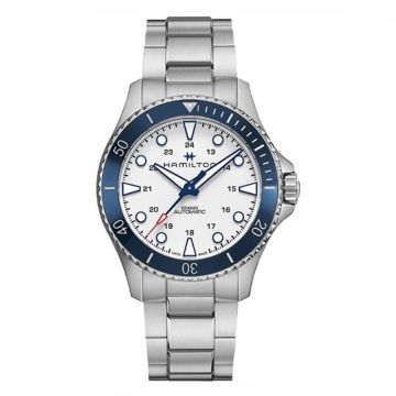 Hamilton Khaki Navy Scuba Auto 43 Stainless Steel / White / Bracelet