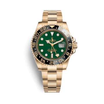 Rolex GMT-Master II Yellow Gold / LN / Green
