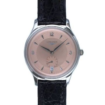 Longines Heritage Prestige Stainless Steel / Pink