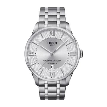 Tissot Chemin Des Tourelles Powermatic 80 COSC 42 Stainless Steel / Silver / Bracelet