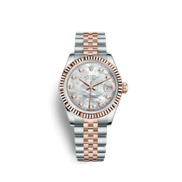 Rolex Datejust 31 Rolesor Everose Fluted / Jubilee / MOP