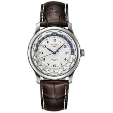 Longines Master Collection Worldtime Silver