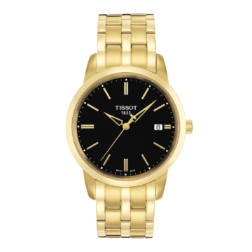 Tissot Dream Quartz 38 Yellow Gold PVD / Black / Bracelet