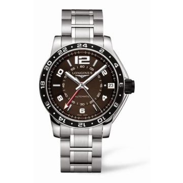 Longines Admiral GMT Brown Bracelet