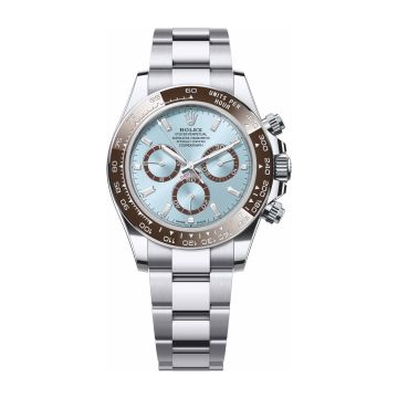 Rolex Cosmograph Daytona Platinum - Cerachrom / Ice Blue - Baguette / Oyster