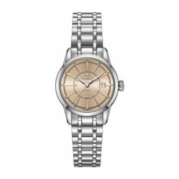Hamilton Railroad Lady 32 Auto Stainless Steel / Champagne / Bracelet