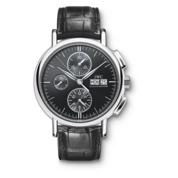 IWC Schaffhausen Portofino Chronograph Stainless Steel / Black